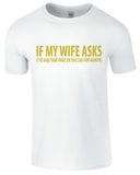 Wife Want Car Printed Men's T-Shirt