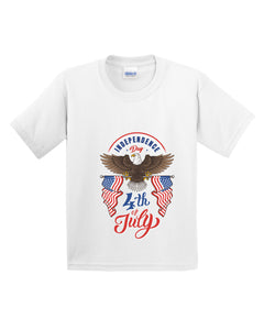 American Independence Day Happy 4th Of July Kids T-Shirt