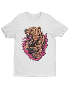 Angry Bear Scary Animal Love Womens T-Shirt
