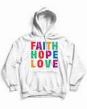 Faith Hope Love Jesus Christian Hoodie
