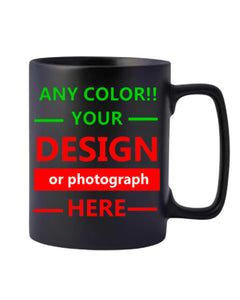 Personalized Photo Your Text Here Name Custom Coffee Mug