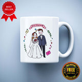 Just Married Printed Logo Mug Gift - ApparelinClick