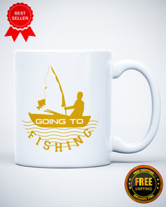 Going To Fishing Funny Ceramic Mug