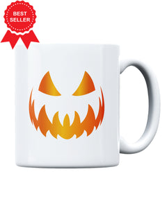 Halloween Pumpkin Face Funny Ceramic Mug
