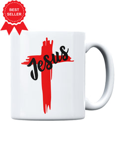 Jesus Grateful Cross Christian Ceramic Mug