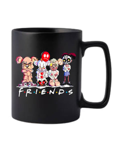 Friends Halloween Horror Cartoon Coffee Mug