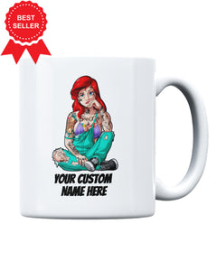 Personalized Birthday Girl Name Ceramic Mug