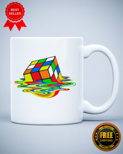 Melting Cube Funny Ceramic Mug