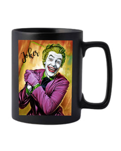 Halloween Funny Christmas Joker Ceramic Black Mug