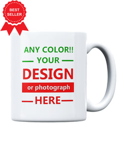 Personalized Custom Photo Your Text Name Coffee Mug