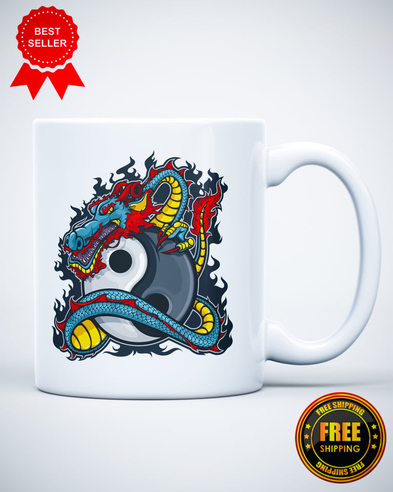 Dragon Horror Funny Ceramic Mug