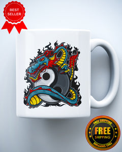 Dragon Horror Funny Ceramic Mug