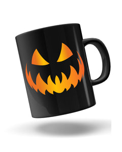 Halloween Pumpkin Face Coffee Funny Ceramic Mug