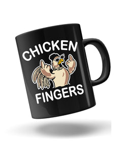 Chicken Middle Finger Funny Ceramic Mug