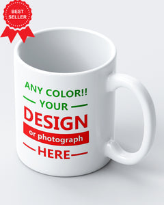 Personalized Custom Photo Your Text Name Coffee Mug