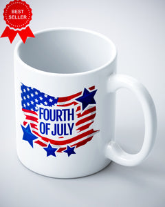 Happy Independence Day 4Th Of July Ceramic Mug