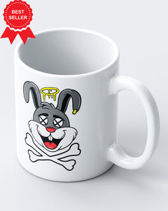 King Bone Rabbit Happy Easter Sarcastic Ceramic Mug