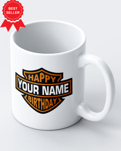 Personalized Happy Birthday Custom Ceramic Mug