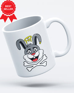 King Bone Rabbit Happy Easter Sarcastic Ceramic Mug