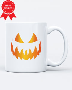 Halloween Pumpkin Face Funny Ceramic Mug