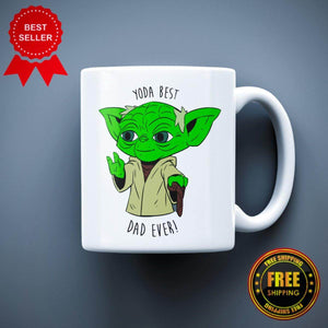 Funny Yoda Best Printed Mug - ApparelinClick