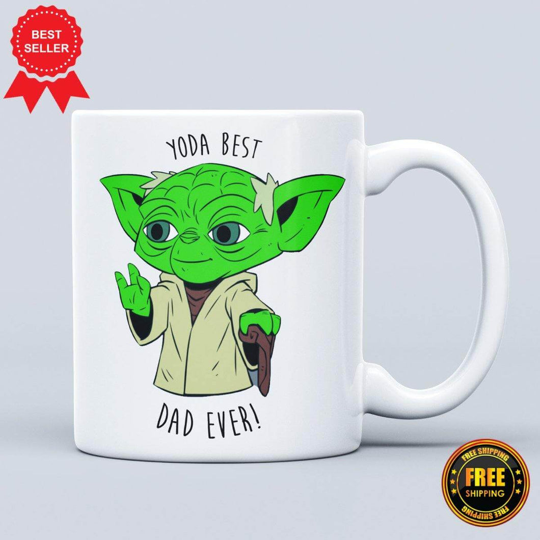 Funny Yoda Best Printed Mug - ApparelinClick