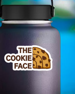 The Cookie Face Funny Parody Sticker