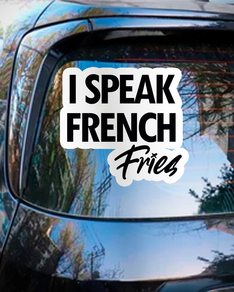 I SPEAK FRENCH Sticker