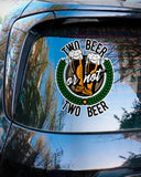 Two Beer Sticker
